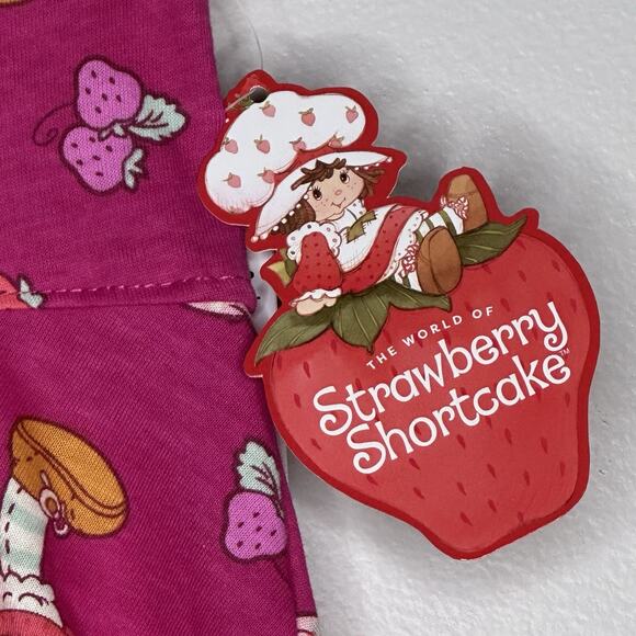 Strawberry Shortcake Toddler Girls Print Dress with Short Sleeves 5T New - Picture 3 of 6